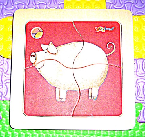 puzzle świnka