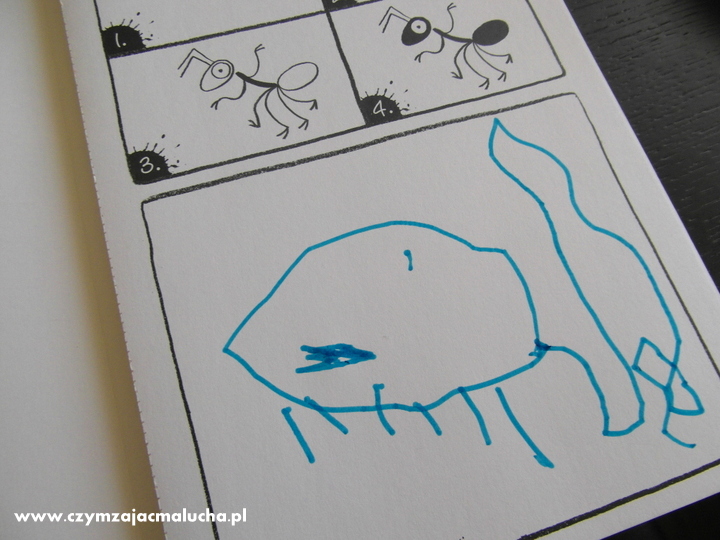 jak rysować mrówkę krok po kroku