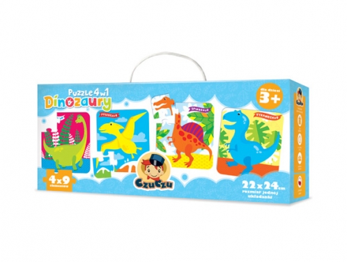 puzzle dinozaury