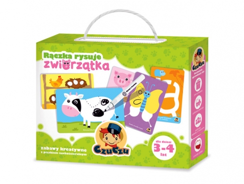 rączka rysuje czuczu