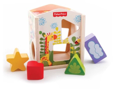 drewniany sorter fisher price