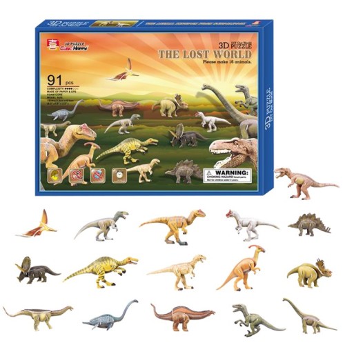 puzzle dinozaury