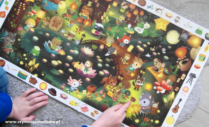 duże puzzle dla dzieci djeco