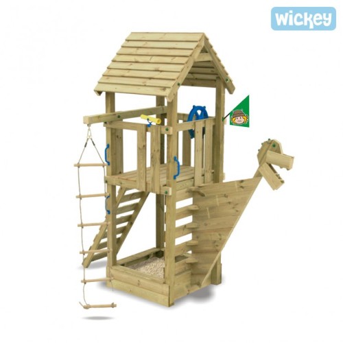 drewniany plac zabaw dla dzieci