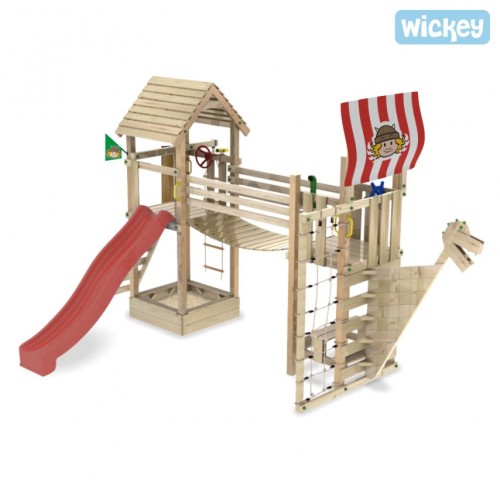 duży ogrodowy plac zabaw