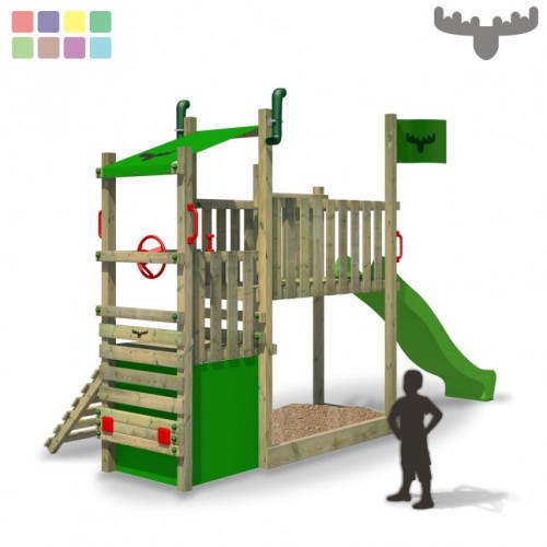 ogrodowy plac zabaw dla chłopca