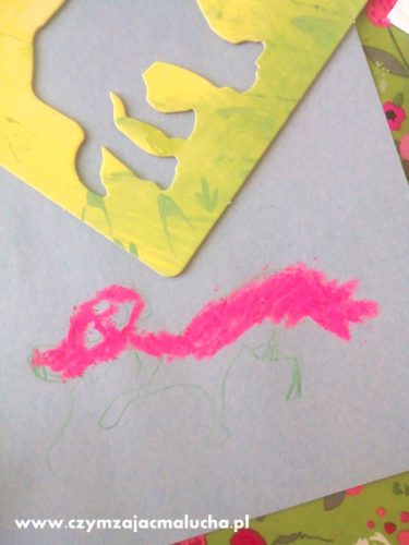 malowanie kredą w domu