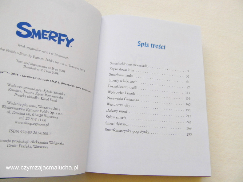 złota księga bajek smerfy 2